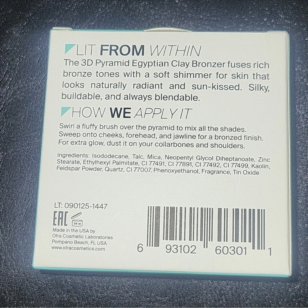 OFRA Egyptian Clay Bronzer - NEW IN BOX